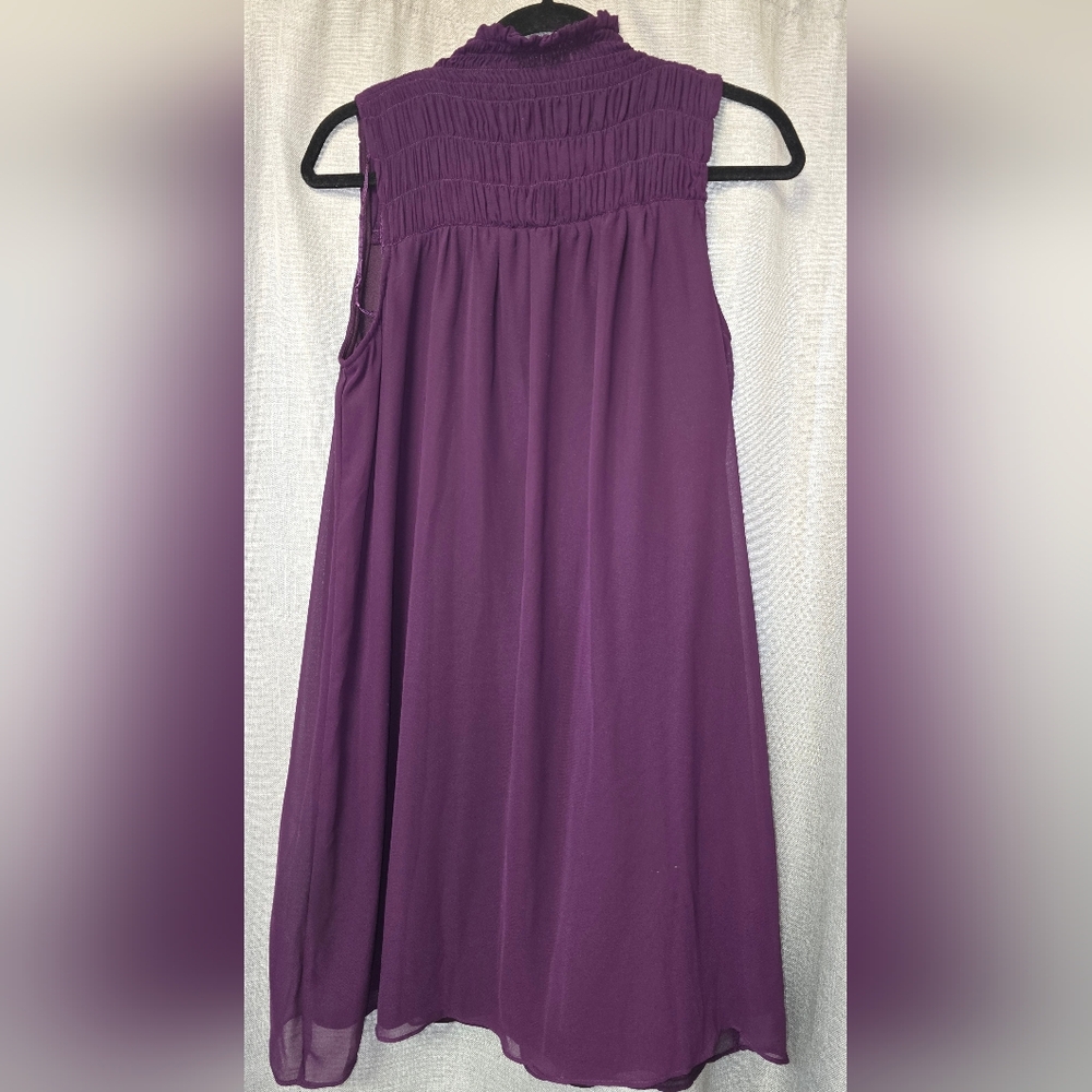 1. State Purple Sleeveless Dress
